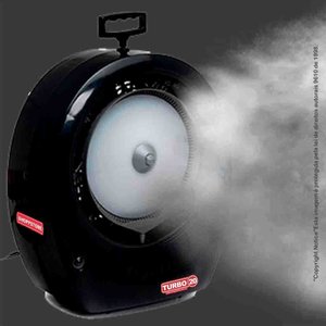 Ventilador com Névoa de Água Refrescante Portátil p/20m2:110V/Preto