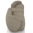 Ver imagem 6 de Sofá 3 Lugares para Sala Living Orgânico com Puff 302cm Luft P08 Linho Castanho - Lyam Decor