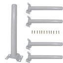 Ver imagem 5 de Suporte Barra para Luminaria Solar Parede Iluminaçao 5 un Poste Rua Quintal Jardins
