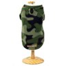 Roupa Camuflada para Cães e Gatos - Agasalho de Plush - G - 1