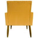 Ver imagem 7 de Kit 4 Poltronas Decorativas Mari Suede Pé Palito 30cm Castanho