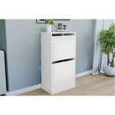 Ver imagem 1 de Armário Sapateira Casal Mb 1101 C/ 2 Portas Branco - Movelbento