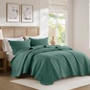 Ver imagem 1 de Colcha Matelassê - Super King - Parma - Verde - 150 Fios - c/ Porta Travesseiros - Corttex
