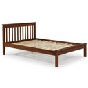 Ver imagem 2 de Cama Casal Inglesa em Madeira Maciça Mv Outlet Mogno