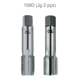 Jogo de Macho para Tubo Aço Rápido Hss 2" X 11 - Rosca Standard Inglesa Paralela - (g) Bsp - 109/d - - 2