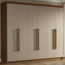 Ver imagem 2 de Guarda-roupa Casal 6 Portas Batentes Venus Madesa