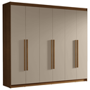 Ver imagem 3 de Guarda-roupa Casal 6 Portas Batentes Venus Madesa