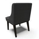 Ver imagem 5 de Kit 04 Cadeiras de Jantar Liz Corino Preto Base Fixa Madeira Preto - D’Rossi