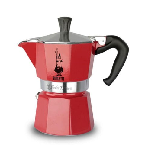 Cafeteira Bialetti Moka Express Vermelha 6 Xícaras - 300 Ml 10010126