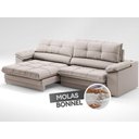 Ver imagem 6 de Sofá com Carregador Usb Retrátil Reclinável Monaco 2,90m Velosuede Areia - Netsofas