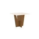Ver imagem 4 de Mesa De Jantar Com Tampo Mdf 90 Cm Vertice Henn C/ Off White