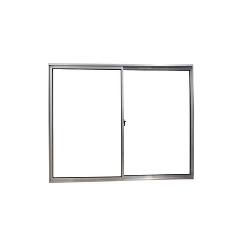 Vitrô 2 Folhas de Correr Aluminio Brilhante 1,00x1,50