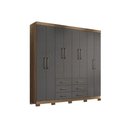 Ver imagem 1 de Guarda Roupa 8 Portas 6g Pés Liverpool S. Andirá Graf