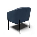Ver imagem 5 de Cadeira Sala de Jantar Pé de Ferro Preto Kit 2 Stella Suede D03 - D’Rossi