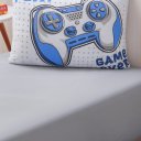 Ver imagem 2 de Jogo de Cama Kids Solteiro Infantil Malha 88x188x25cm Play Game
