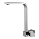 Ver imagem 1 de Torneira Quadrada Luxo Advance Cromada Parede Tubo Alto (30 Cm)