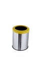 Ver imagem 1 de Lixeira Inox Aro Esmaltado 15 Litros Cozinha Banheiro Cesto - Amarelo
