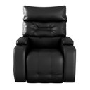 Ver imagem 3 de Poltrona do Papai Cris 84cm Reclinável Manual Courino Preto - Sallar Home