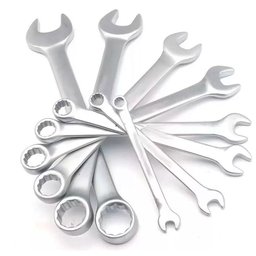Jogo De Chave Combinada 6 Á 17mm 8 Pçs Starfer - Aço Cromado - 8