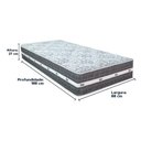 Ver imagem 4 de Cama Box Baú Marrom e Colchão Black Graphite Molas Ensacadas Solteiro 88x188x27 Anjos