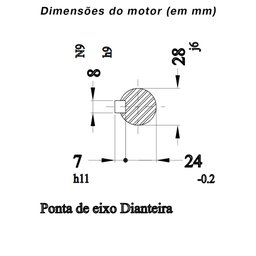 Motor Elétrico Monofásico WEG 3cv 220/440V 4 Polos Blindado Baixa Rotação W22 Monofásico Sem Flange  - 5