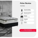 Ver imagem 2 de Colchão Viúva Comfort Class Pillow Top 28x128x188cm - Branco- e-Shop Casa