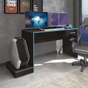 Ver imagem 5 de Conjunto Escrivaninha Gamer e Estante Book com Diversos Nichos Preto