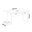 Ver imagem 3 de Conjunto Escrivaninha Gamer e Estante Book com Diversos Nichos Preto