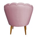 Ver imagem 4 de Poltrona Petala para Sala Tv e Recepção - Leo Decor Rose