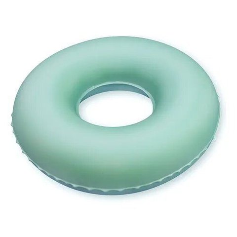 Almofada Ortopédica Redonda Inflável Água/ar Encosto Verde
