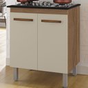 Ver imagem 2 de Balcao para Cooktop 5 Bocas 2p 75 Cm Jade Savana Off White Mobbs