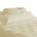 Ver imagem 3 de Maca Estofada Estética Capitonê 70 Cm Suede Marfim - Fm