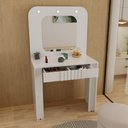 Ver imagem 2 de Penteadeira Camarim Make 1 Gaveta com Divisória e Led Branco - Panorama Móveis