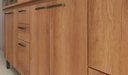 Ver imagem 5 de Cozinha Completa Modulada 100% MDF 6 Peças com Cristaleira e Balcão com Tampo Yescasa Freijó/Areia Princess