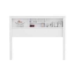 Cabeceira de Casal Sofia com Nicho - Móveis Mademarcs Branco Acetinado - 1