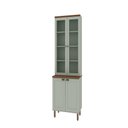 Ver imagem 2 de Armário Cristaleira Genialflex Iluminata 80cm Hortelã