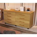 Ver imagem 3 de Cômoda 8 Gavetas Primus Jade - Cor Mel
