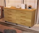 Ver imagem 3 de Cômoda 8 Gavetas Primus Jade - Cor Mel