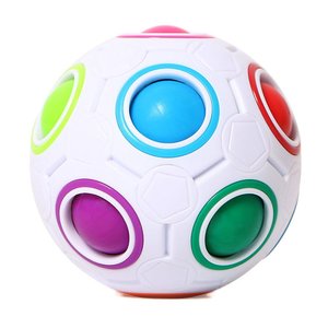 Football Fidget Cube Cubo Mágico Bola Jogo Quebra Cabeça Puzzle TikTok Crianças Infantil 12 Buracos 