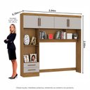 Ver mais imagens de Guarda Roupa Modulado com Cama Paris 4 Portas 2 Gavetas