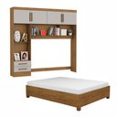 Ver imagem 2 de Guarda Roupa Modulado com Cama Paris 4 Portas 2 Gavetas