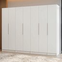 Ver imagem 1 de Guarda-roupa Modulado 280 Cm 7 Portas 4 Gavetas Branco Neo Madesa 01