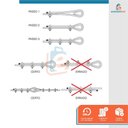 Ver imagem 4 de Jogo de 5 Grampo para Cabo de Aço Leve Fixação Galvanizado 3/4 Polegadas - Starfer