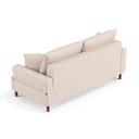 Ver imagem 5 de Sofá 2 Lugares 160cm com Almofadas Veras D05 Suede Bege Claro - Mpozenato