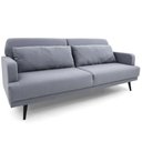 Ver imagem 1 de Sofá-cama 3 Lugares MH-1605 Herval com USB Linho Cinza Escuro C1