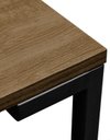 Ver imagem 5 de Mesa Escrivaninha Apoio Multiuso Industrial Compacta 900 mm Cor:Preto/Madeirado