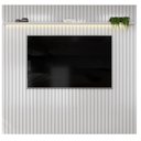 Ver imagem 2 de Painel para TV Trento 250 Ripado Bali LED com Mesa de Centro Lina-DJ Móveis