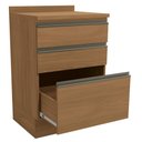 Ver imagem 4 de Armário de Cozinha Balcão 3 Gavetas 60cm com Tampo G743 Maxxi Canela Kappesberg