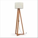 Ver imagem 1 de Luminaria Piso 1.6 Tripe Integra Finger Abajur Cúpula Off White - Ofertamo