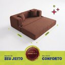 Ver imagem 3 de Sofá Cama Muna 1,50m Xpand Tech Tecido Bouclê Cama Inbox